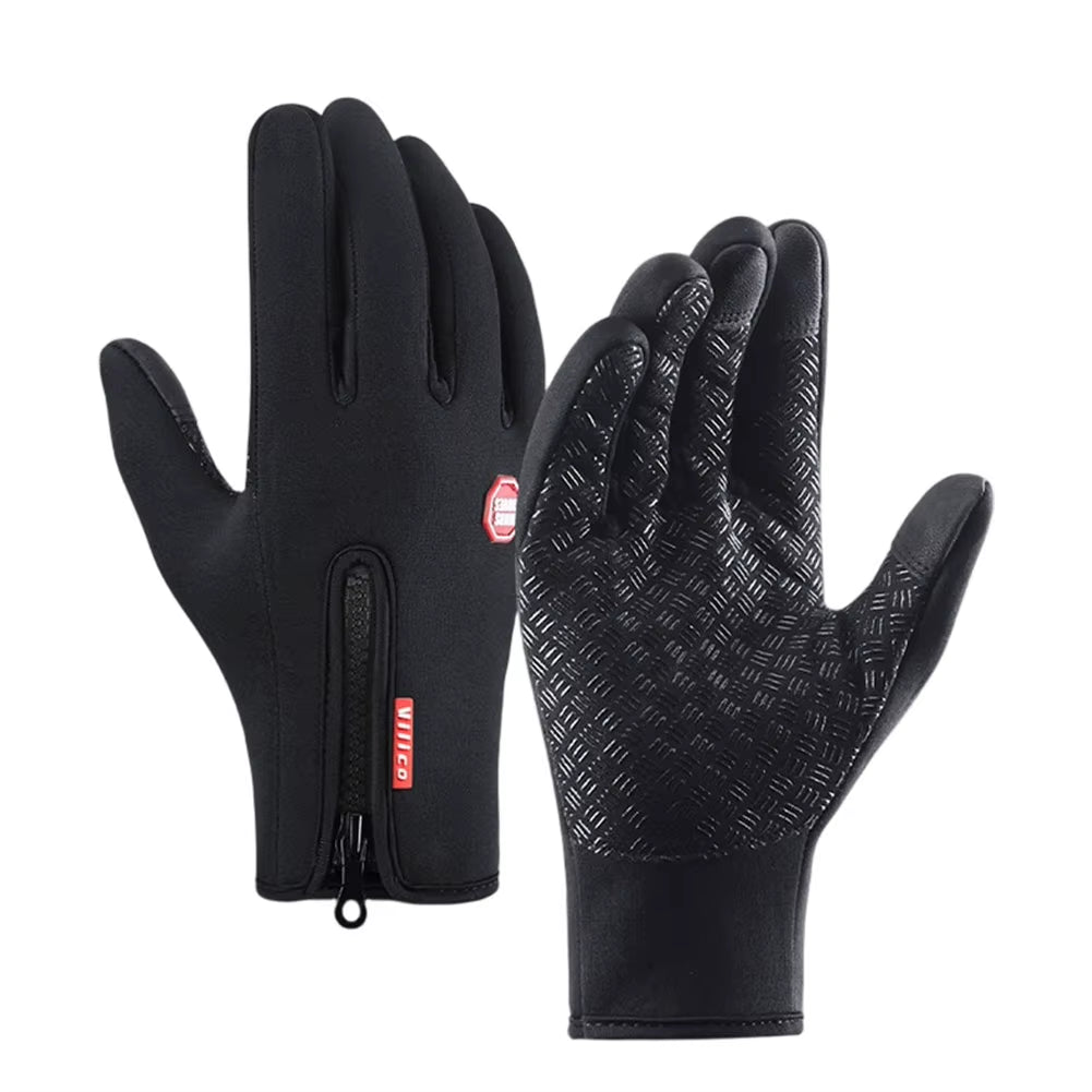 Men Women Layer Thermal Lined Winter Gloves anti Slip Touchscreen Cycling Skiing Driving Windproof Waterproof Sports Gloves